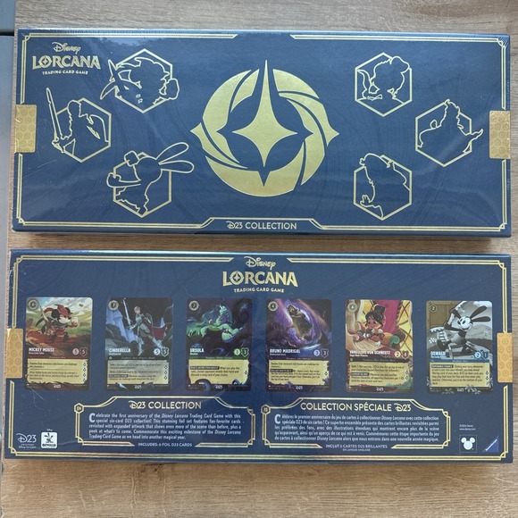 1 Disney D23 Expo 2024 LORCANA PROMO BOX SET Mickey Cinderella Vanellope Oswald